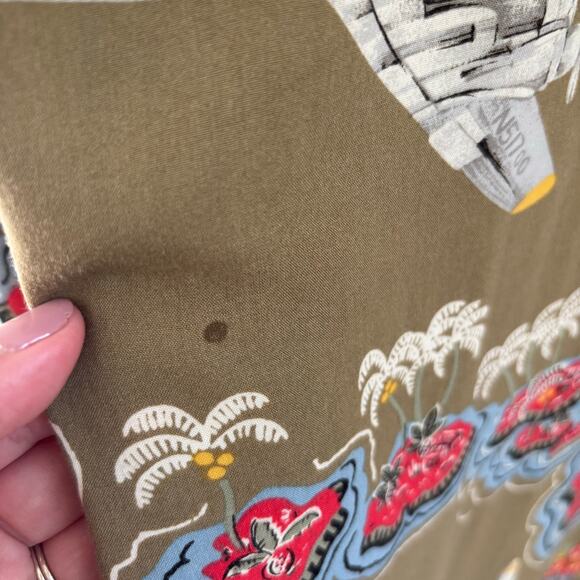 Vintage Reyn Spooner Men's Hawaiian Shirt Aloha Planes, Boats, Palm Trees XXL - Picture 9 of 10